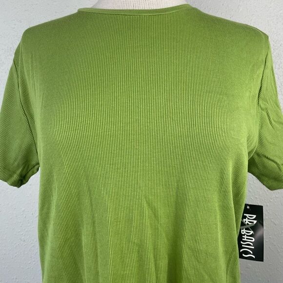 NWT BPX Basics Womens Green Shirt Size M - Picture 2 of 6